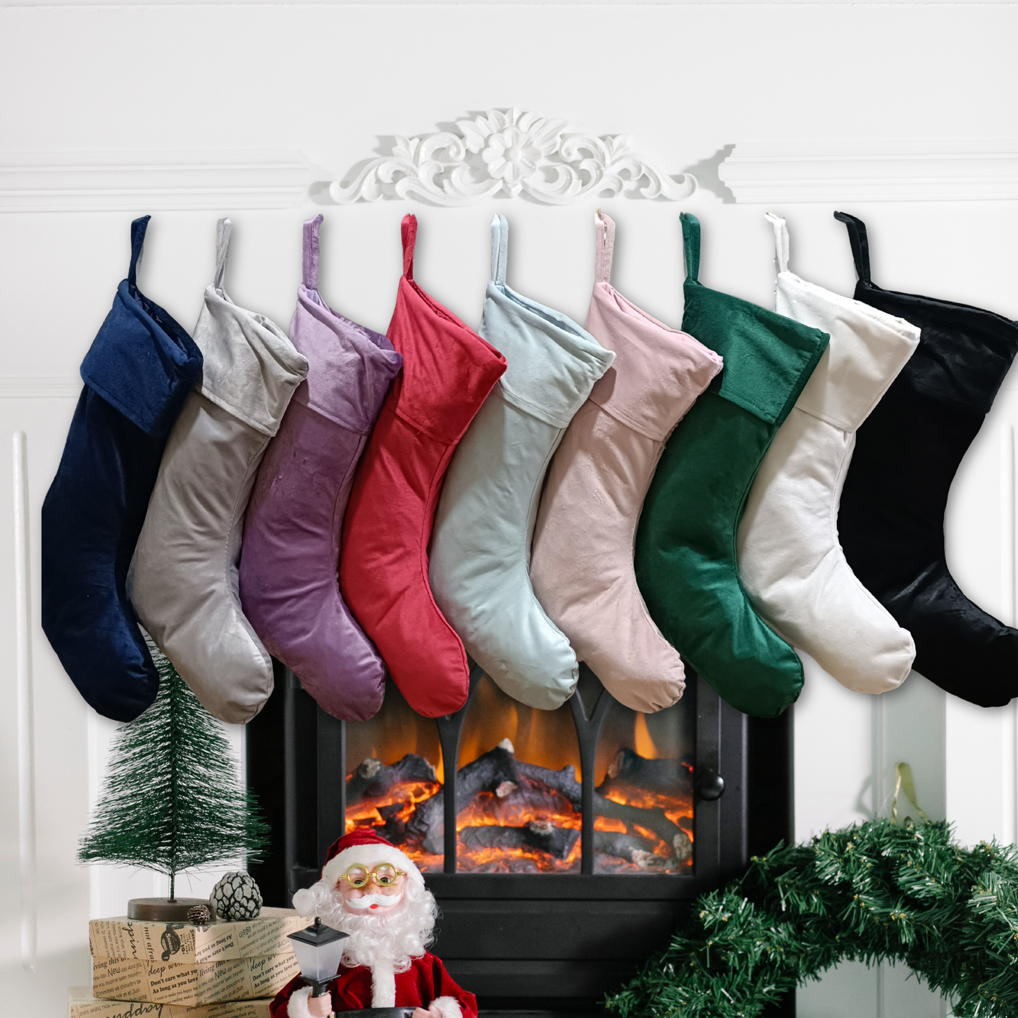 RTS - Velvet Christmas Stocking